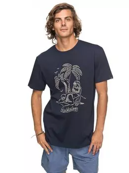 Футболка мужская QUIKSILVER Classjustsayin M Navy Blazer