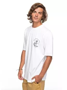 Футболка мужская QUIKSILVER Gmtdyecurvelove M White