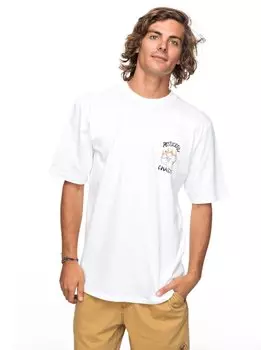 Футболка мужская QUIKSILVER Pcvolcanoss M White