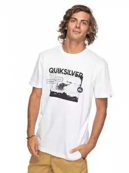 Футболка мужская QUIKSILVER Ssclablackhoriz M White