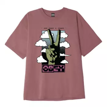 Футболка OBEY Give Peace A Chance Cassis 2020