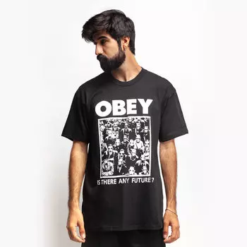 Футболка OBEY Is There Any Furture Black 2021