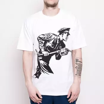 Футболка OBEY Never Stop Charging White