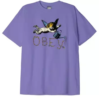 Футболка OBEY Obey Flower Angel Purple Flower