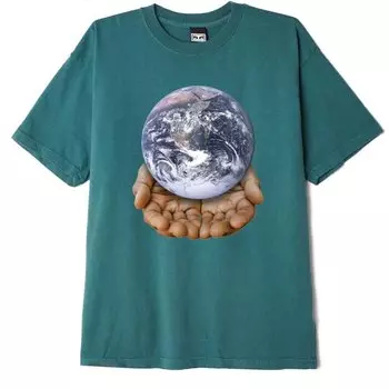 Футболка OBEY Our Planet Is In Your Hands Velvet Pine 2021