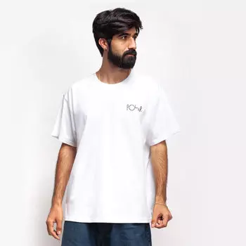 Футболка POLAR SKATE CO. Moving Sheep Fill Logo Tee HO21 White 2021