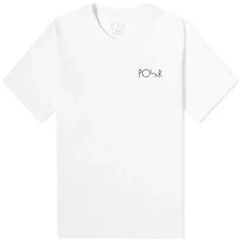 Футболка POLAR SKATE CO. Notre Dame Fill Logo Tee White 2021