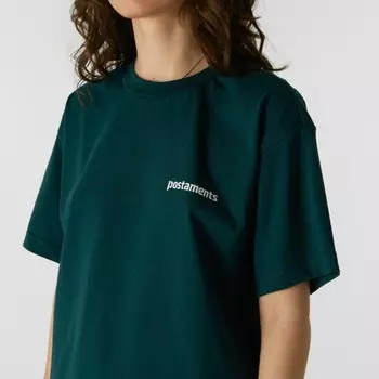 Футболка POSTAMENTS Logo Green