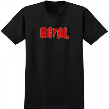 Футболка REAL SKATEBOARDS S/S Deeds/Hwy 2 Hel Bk/Rd