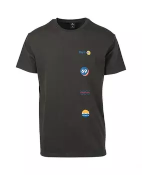 Футболка RIP CURL Rainbow Sign Ss Tee Anthracite