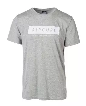 Футболка RIP CURL Undertow Logo Tee Cement Marle