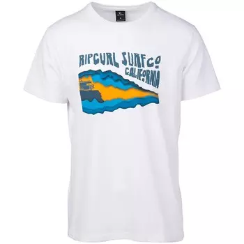 Футболка RIP CURL Van Surf Ss Tee Optical White