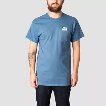 Футболка RIPNDIP Lord Nermal Pocket Tee Slate 2022