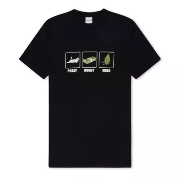 Футболка RIPNDIP Pu$$Y, Money, Weed Tee Black