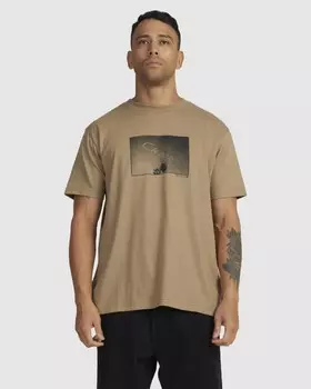 Футболка RVCA Choose Ss Tee Tobacco