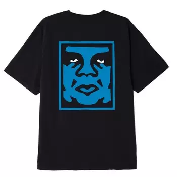 Футболка с принтом OBEY Paper Cut Off Black 2020