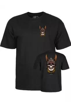 Футболка с принтом POWELL PERALTA Andy Anderson Skull Black 2020