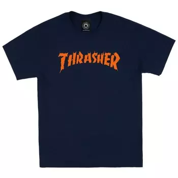 Футболка THRASHER Burn It Down Navy 2023