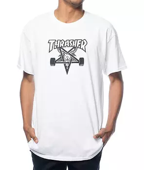 Футболка Thrasher Skate Goat White