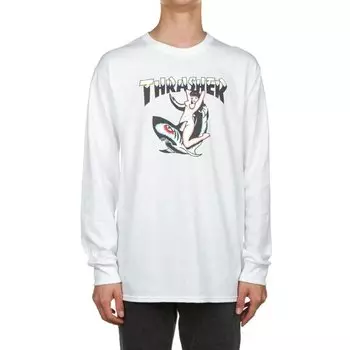 Футболка Thrasher Tattoo L/S White