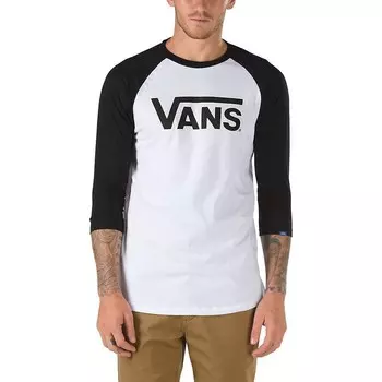 Футболка VANS 3/4 Mn Vans Classic Raglan White/Black