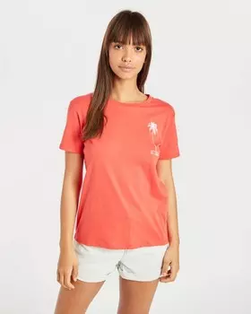Футболка женская BILLABONG Cosmo Tee Sunset Red
