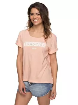 Футболка женская ROXY Wildalcyonsd J Tropical Peach