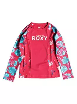 Гидрофуфайка для девочек ROXY Simply Roxy Ls K Rouge Red Abyssal Tropical