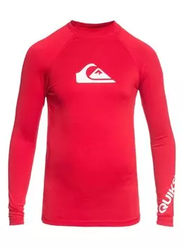 Гидрофуфайка для мальчиков-подростков QUIKSILVER All Time Ls Yth B Quik Red