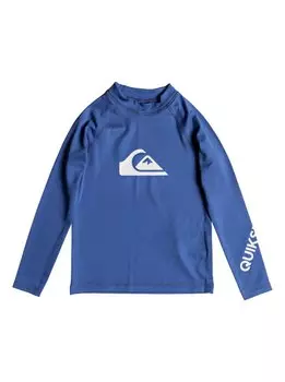 Гидрофуфайка для мальчиков QUIKSILVER All Time Kid Ls K Electric Blue