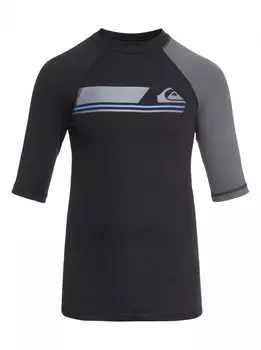 Гидрофутболка для мальчиков-подростков QUIKSILVER Activessboy B Black/ Iron Gate