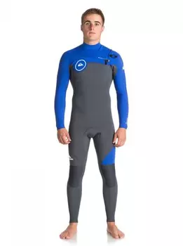 Гидрокостюм мужской QUIKSILVER 43 Syn Cz G Gun Metal/ Hv Royal/ White