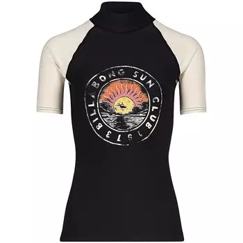 Гидромайка BILLABONG Logo Ss SS18 Black Pebble