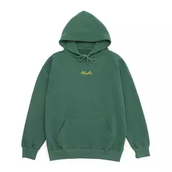 Худи АБСУРД Лого Вышивка зеленый