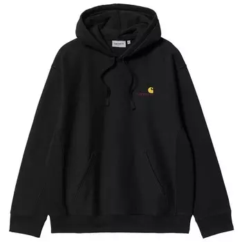 Худи CARHARTT WIP Hooded American Script Sweat SS24 Black