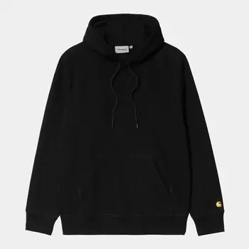 Худи CARHARTT WIP Hooded Chase Sweat SS24 Black / Gold