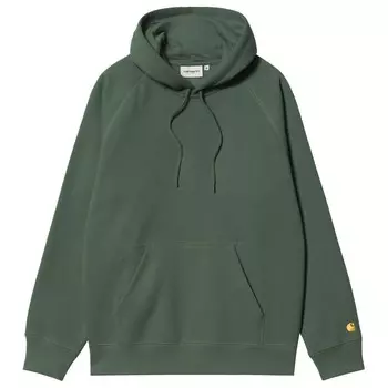 Худи CARHARTT WIP Hooded Chase Sweat SS24 Sycamore Tree / Gold