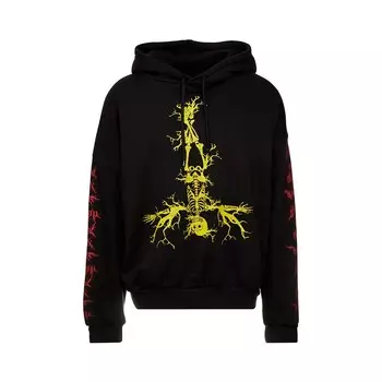 Худи CHEAP MONDAY Goal Hood Anti Skull Black