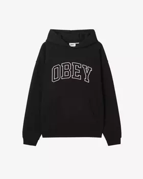 Худи OBEY Collegiate Extra Heavy Hood Ii FW25 Black