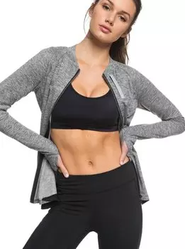 Кардиган женский ROXY Purple Sky Fl J Charcoal Heather
