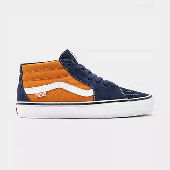 Кеды VANS Mn Skate Grosso Mid Navy/Orange 2022
