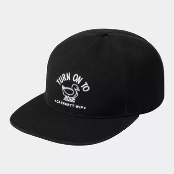 Кепка CARHARTT WIP Stamp Cap SS24 Black / White