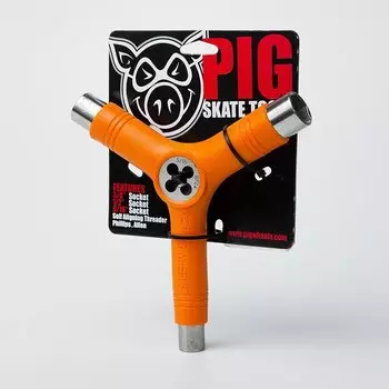 Ключ для скейтборда PIG Tool Orange 2021