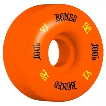 Колеса для скейтборда BONES 100'S Og Formula Standard Orange 52mm 100A 2022
