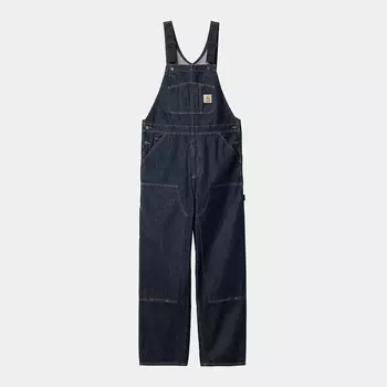 Комбинезон CARHARTT WIP Double Knee Bib Overall Blue (Rinsed)