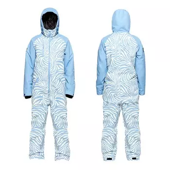 Комбинезон горнолыжный женский ONESKEE Original Pro X Blue Zebra 2024