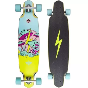 Комплект лонгборд DUSTERS Fungi Longboard Blue\Yellow 38 дюймов