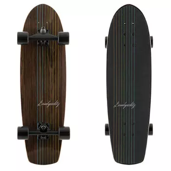 Комплект лонгборд LANDYACHTZ Butter Walnut Lines 9 дюйм