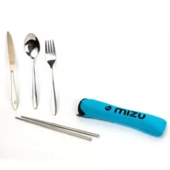 Комплект MIZU Mizu Cutlery Set Sst A/S Laser Etched W/ Printed Pouch
