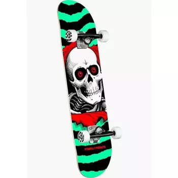 Комплект скейтборд POWELL PERALTA Ripper Black / Mint 7.5 дюйм 2023
